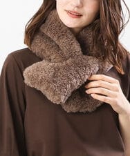 FR3AV40045 MK MICHEL KLEIN(MK ミッシェルクラン) エコファーティペット/洗える モカ