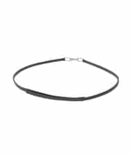 FR4FD20070 MK MICHEL KLEIN(MK ミッシェルクラン) フロントフックバックル ナローベルト ブラウン