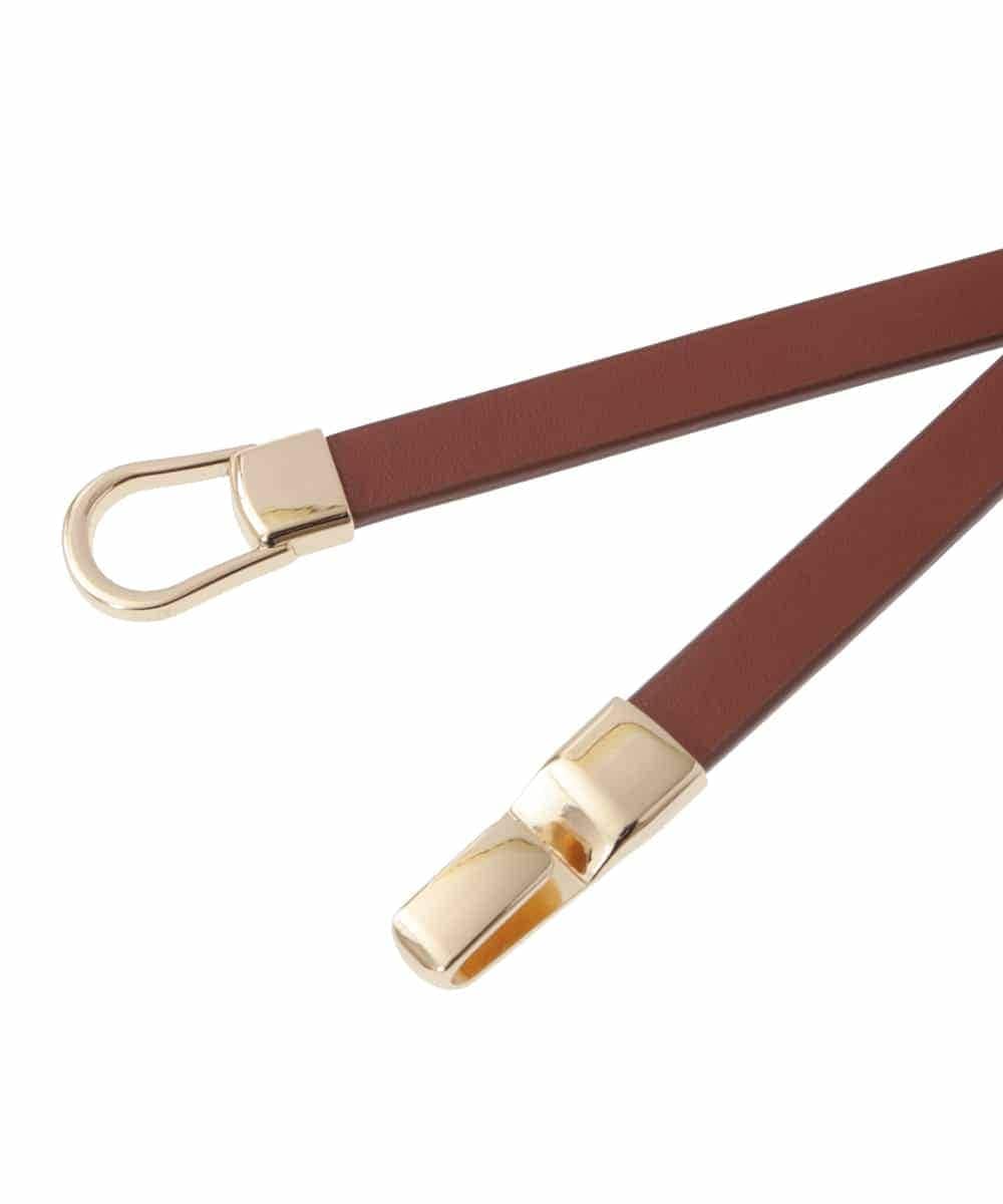 FR4GS25055 MK MICHEL KLEIN(MK ミッシェルクラン) フックベルト ブラウン