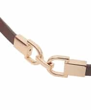 FR4JD20050 MK MICHEL KLEIN(MK ミッシェルクラン) フックタイプビットベルト ブラウン