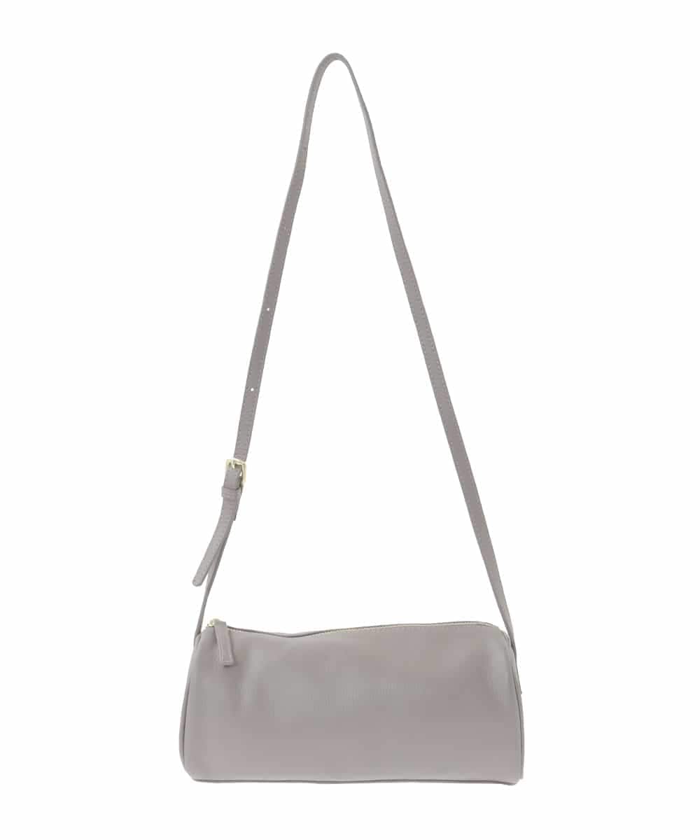 FR5AG40180 MK MICHEL KLEIN(MK ミッシェルクラン) シュリンクレザーショルダーバッグ グレー