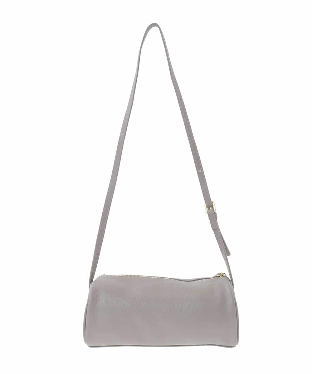 FR5AG40180 MK MICHEL KLEIN(MK ミッシェルクラン) シュリンクレザーショルダーバッグ グレー