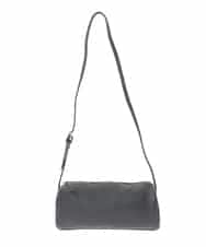 FR5AG40180 MK MICHEL KLEIN(MK ミッシェルクラン) シュリンクレザーショルダーバッグ ブラック
