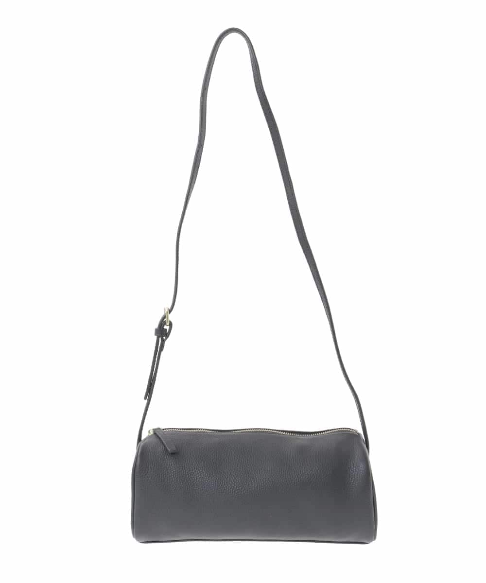 FR5AG40180 MK MICHEL KLEIN(MK ミッシェルクラン) シュリンクレザーショルダーバッグ ブラック