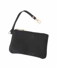 FR5AG41130 MK MICHEL KLEIN(MK ミッシェルクラン) [A4対応]ポーチ付きボアトートバッグ ダークグレー