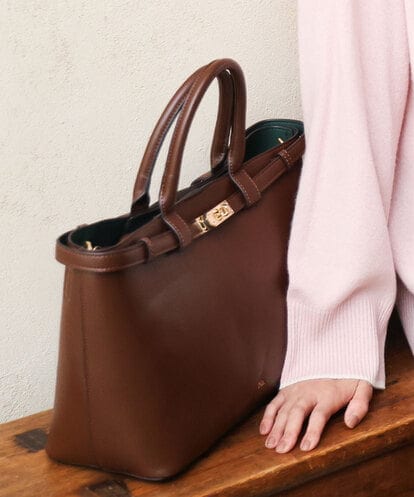 FR5AG42140 MK MICHEL KLEIN [A4対応]ベルトデザイン2wayトートバッグ