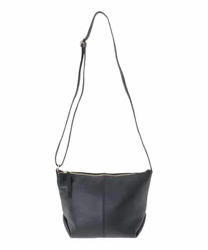 FR5GD01130 MK MICHEL KLEIN シュリングレザー台形ショルダーバッグ