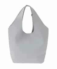 FR5GD02110 MK MICHEL KLEIN(MK ミッシェルクラン) [A4収納可]リングチャーム付きトートバッグ ライトグレー