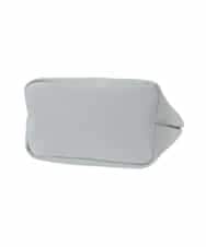 FR5GD02110 MK MICHEL KLEIN(MK ミッシェルクラン) [A4収納可]リングチャーム付きトートバッグ ライトグレー