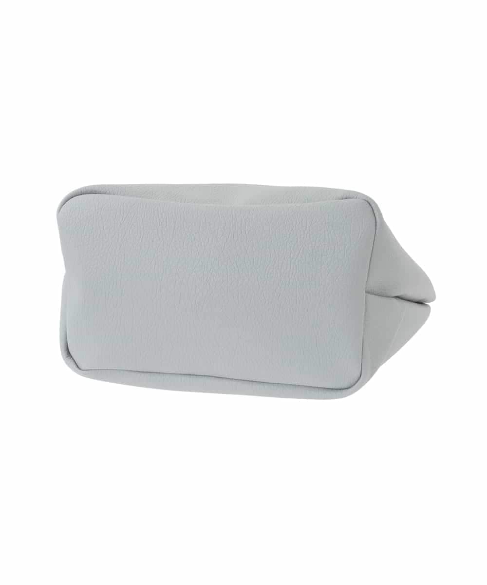 FR5GD02110 MK MICHEL KLEIN(MK ミッシェルクラン) [A4収納可]リングチャーム付きトートバッグ ライトグレー