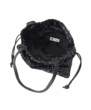 FR5GD03100 MK MICHEL KLEIN(MK ミッシェルクラン) スパンコール2WAYトートバッグ シルバー