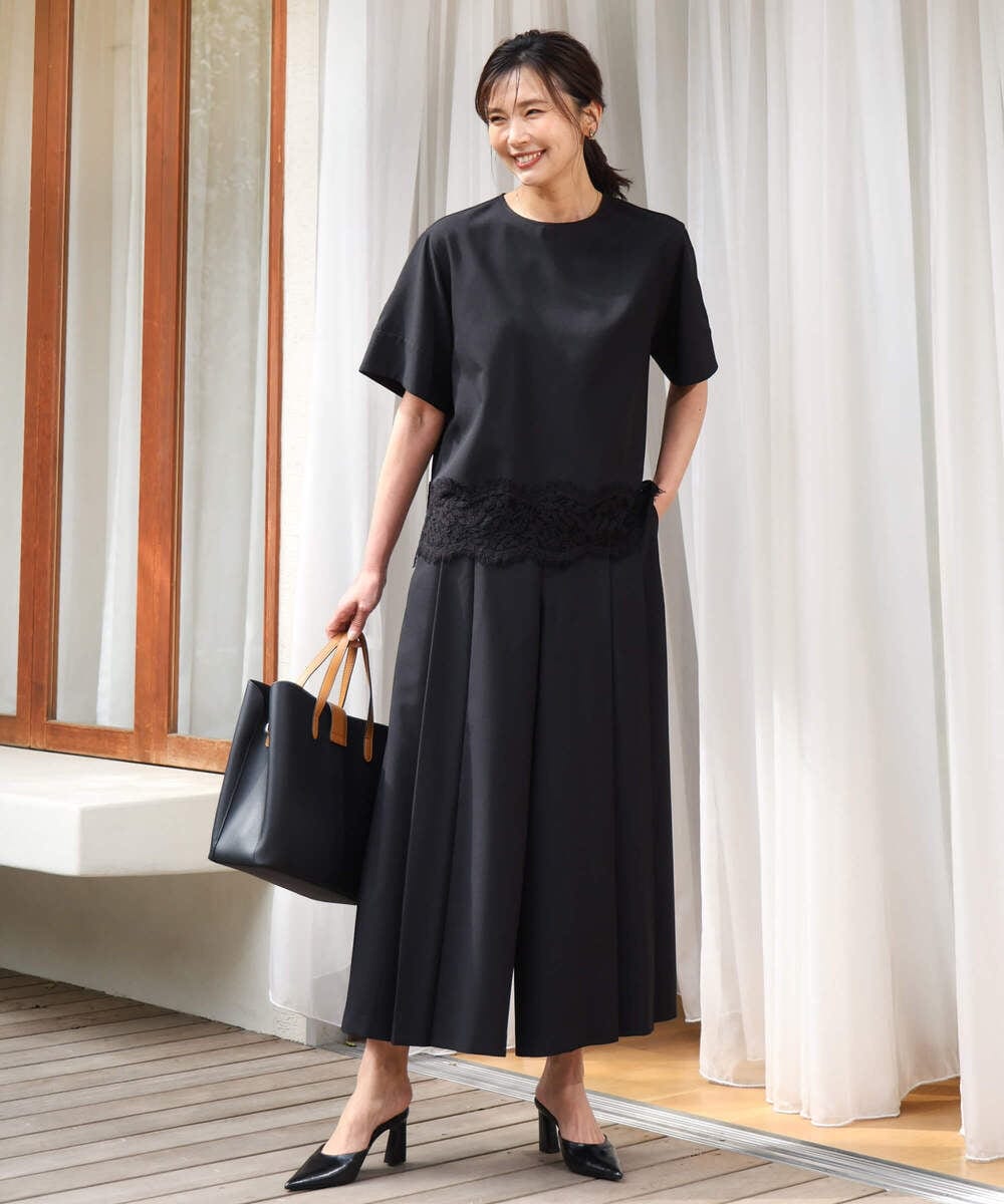 FR5GD04120 MK MICHEL KLEIN(MK ミッシェルクラン) 2wayスクエアトートバッグ ブラック