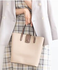 FR5GD04120 MK MICHEL KLEIN(MK ミッシェルクラン) 2wayスクエアトートバッグ ブラック