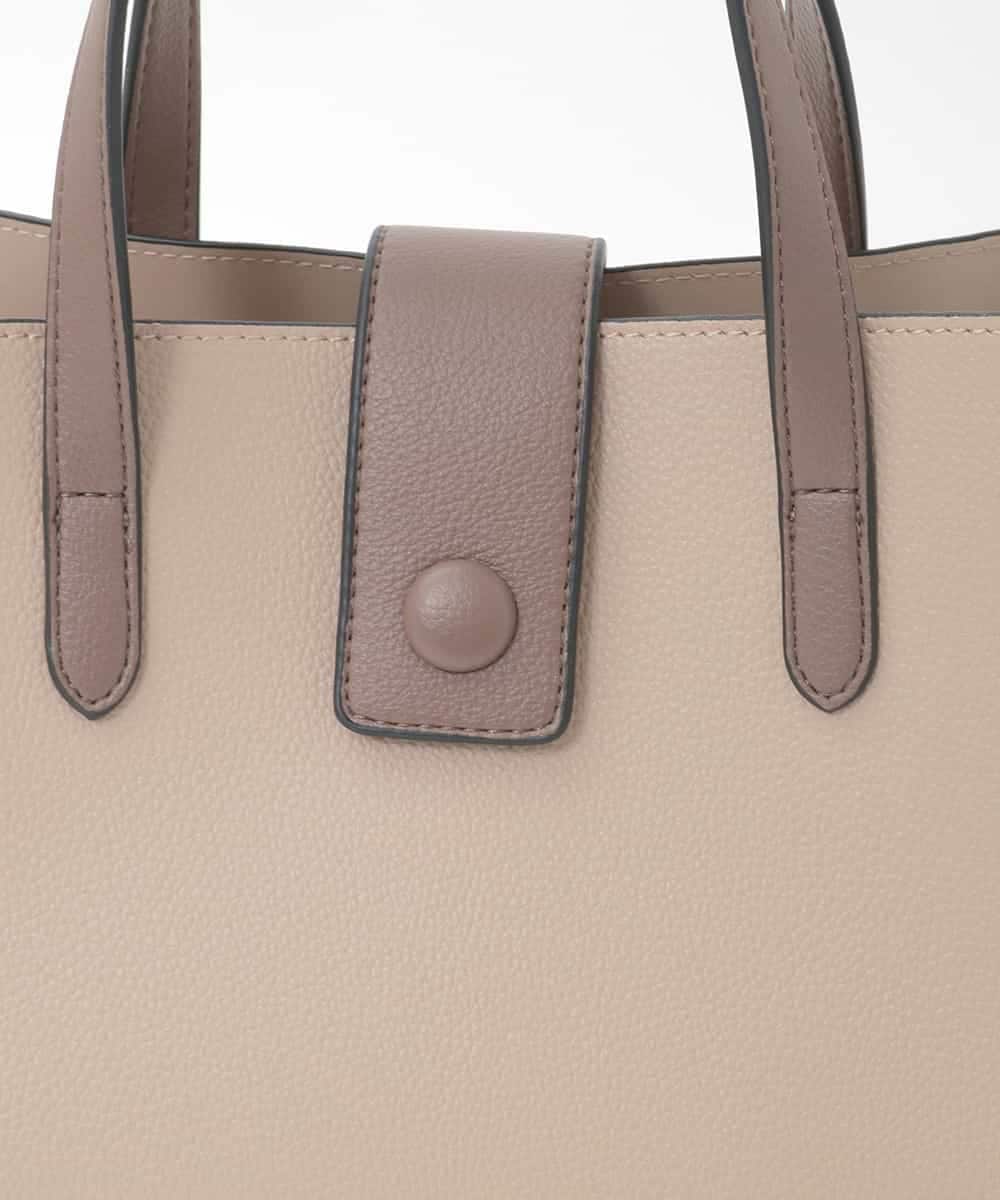 FR5GD04120 MK MICHEL KLEIN(MK ミッシェルクラン) 2wayスクエアトートバッグ ブラック