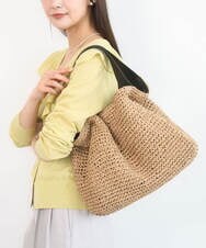 FR5GD06110 MK MICHEL KLEIN(MK ミッシェルクラン) [A4対応]ペーパー素材2wayバッグ ベージュ