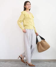 FR5GD06110 MK MICHEL KLEIN(MK ミッシェルクラン) [A4対応]ペーパー素材2wayバッグ ベージュ