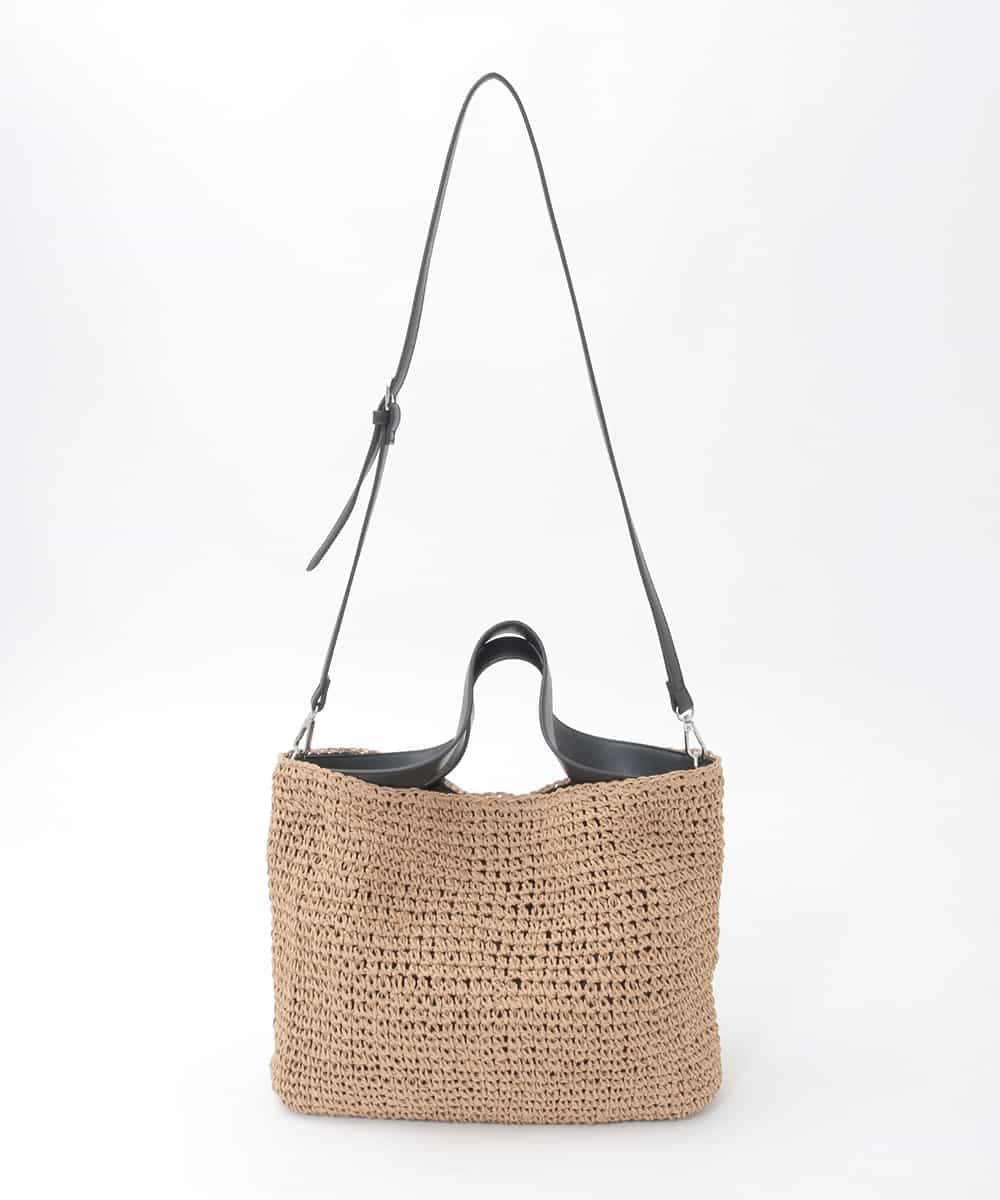 FR5GD06110 MK MICHEL KLEIN(MK ミッシェルクラン) [A4対応]ペーパー素材2wayバッグ ベージュ