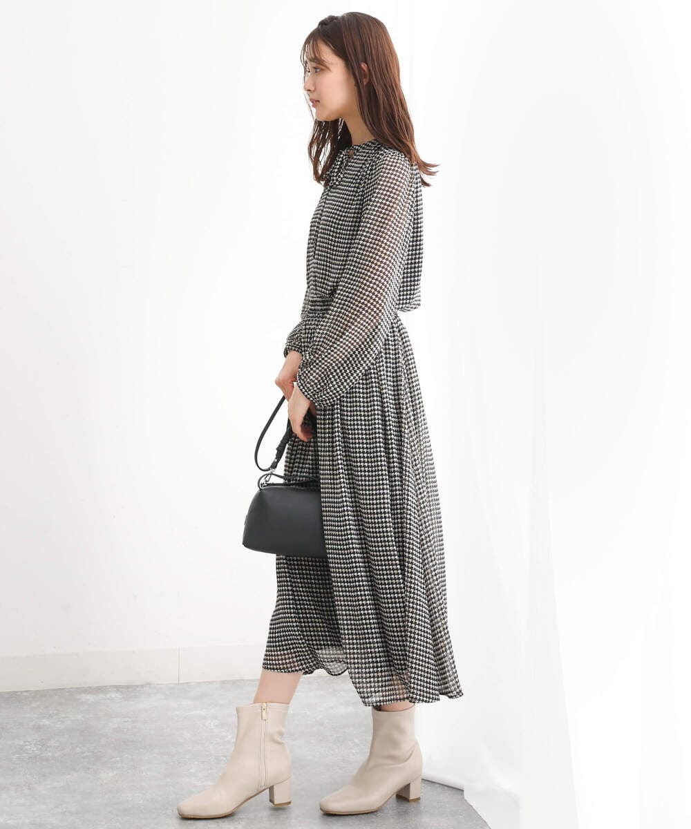 FR6AV30150 MK MICHEL KLEIN(MK ミッシェルクラン) ストレッチショートブーツ ベージュ