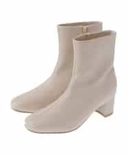 FR6AV30150 MK MICHEL KLEIN(MK ミッシェルクラン) ストレッチショートブーツ ベージュ