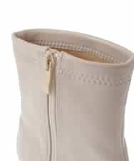 FR6AV30150 MK MICHEL KLEIN(MK ミッシェルクラン) ストレッチショートブーツ ベージュ