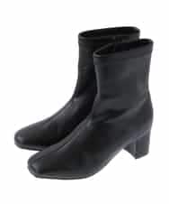 FR6AV30150 MK MICHEL KLEIN(MK ミッシェルクラン) ストレッチショートブーツ ブラック