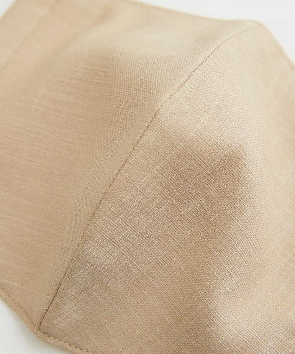 FRYAM02023 MK MICHEL KLEIN(MK ミッシェルクラン) 【返品不可/洗える】リボンマスク（無地） アイボリー