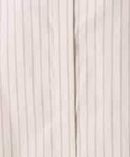 FUBGD02130 MK MICHEL KLEIN(MK ミッシェルクラン) クロップド丈コットンストライプシャツブラウス/洗える ベージュ