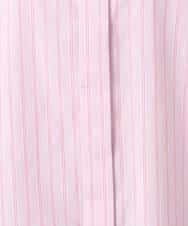 FUBGD02130 MK MICHEL KLEIN(MK ミッシェルクラン) クロップド丈コットンストライプシャツブラウス/洗える ベージュ