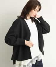 FUCJD30140 MK MICHEL KLEIN(MK ミッシェルクラン) [洗える]Vネックカットカーディガン ベージュ