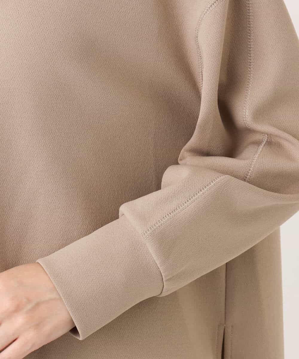 FUCJD30140 MK MICHEL KLEIN(MK ミッシェルクラン) [洗える]Vネックカットカーディガン ベージュ