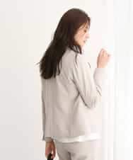FUDAV01230 MK MICHEL KLEIN(MK ミッシェルクラン) ベーシックカラーレスジャケット/店舗限定/洗える ベージュ