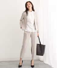 FUDAV01230 MK MICHEL KLEIN(MK ミッシェルクラン) ベーシックカラーレスジャケット/店舗限定/洗える ベージュ