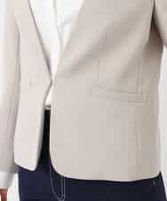 FUDAV01230 MK MICHEL KLEIN(MK ミッシェルクラン) ベーシックカラーレスジャケット/店舗限定/洗える ベージュ