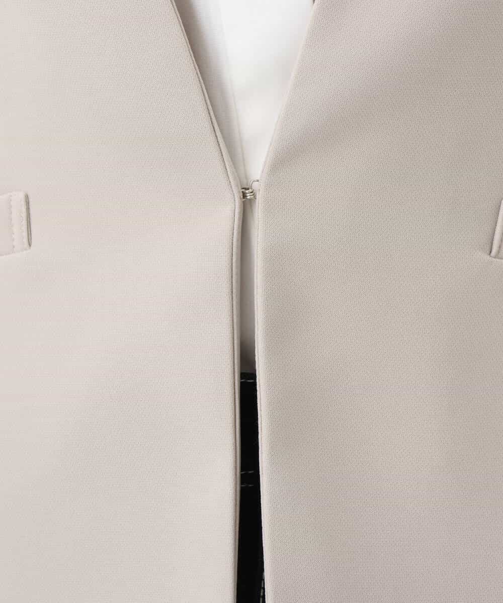 FUDAV01230 MK MICHEL KLEIN(MK ミッシェルクラン) ベーシックカラーレスジャケット/店舗限定/洗える ベージュ