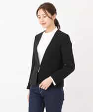FUDAV01230 MK MICHEL KLEIN(MK ミッシェルクラン) ベーシックカラーレスジャケット/店舗限定/洗える ベージュ