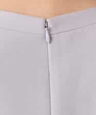 FUEDD03230 MK MICHEL KLEIN(MK ミッシェルクラン) サテンジョーゼット プリーツワンピース/洗える ライトグレー