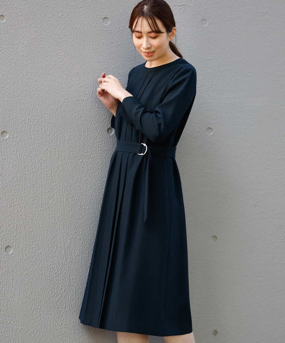 サテンジョーゼット プリーツワンピース ワンピース Mk Michel Klein Mk ミッシェルクラン イトキンオンラインストア