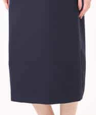 FUEFD01230 MK MICHEL KLEIN(MK ミッシェルクラン) バックフリルデザイン ジャンパースカート/洗える ネイビー