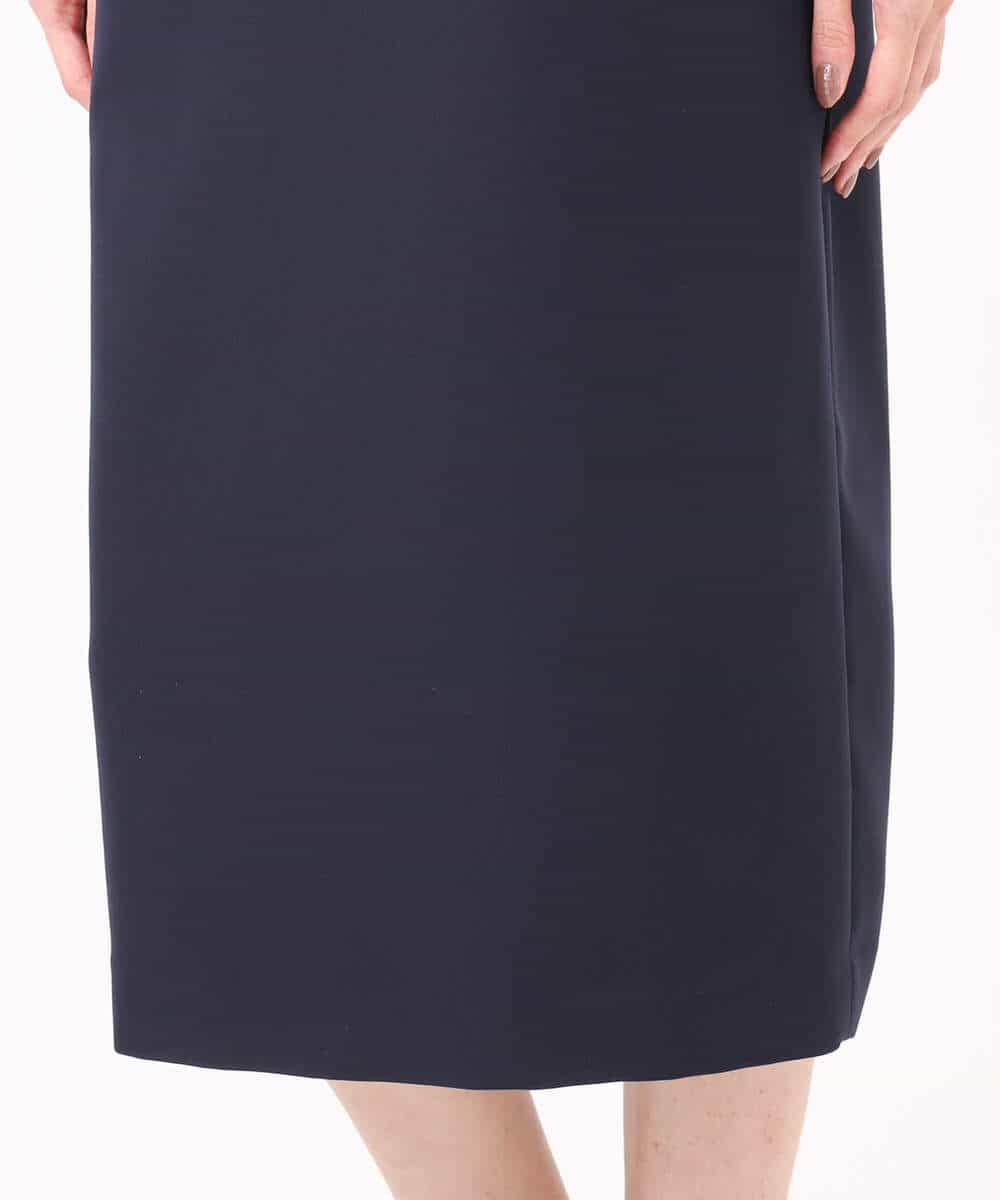 FUEFD01230 MK MICHEL KLEIN(MK ミッシェルクラン) バックフリルデザイン ジャンパースカート/洗える ネイビー