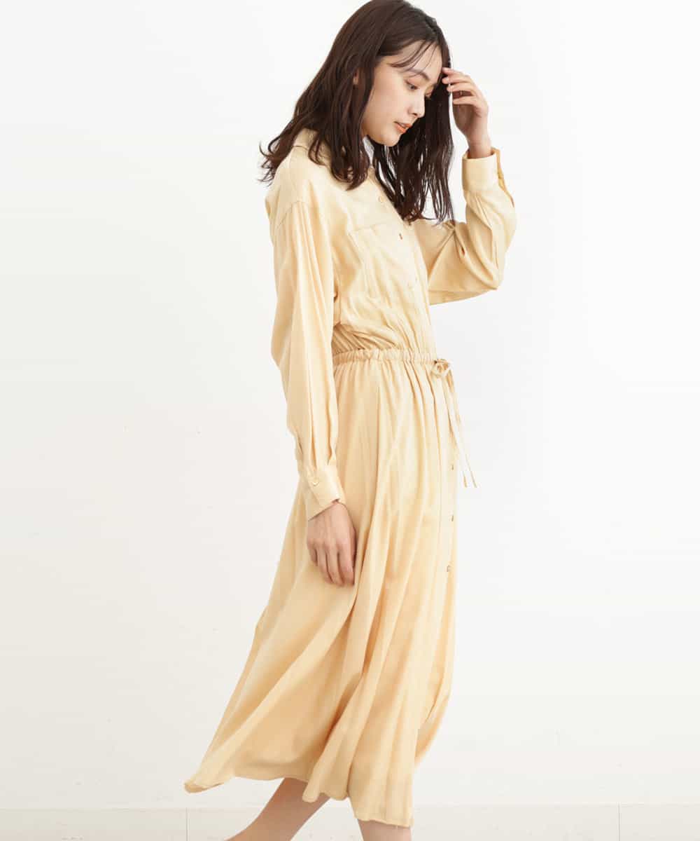 マットツイル シャツワンピース 洗える ワンピース Mk Michel Klein Mk ミッシェルクラン イトキンオンラインストア