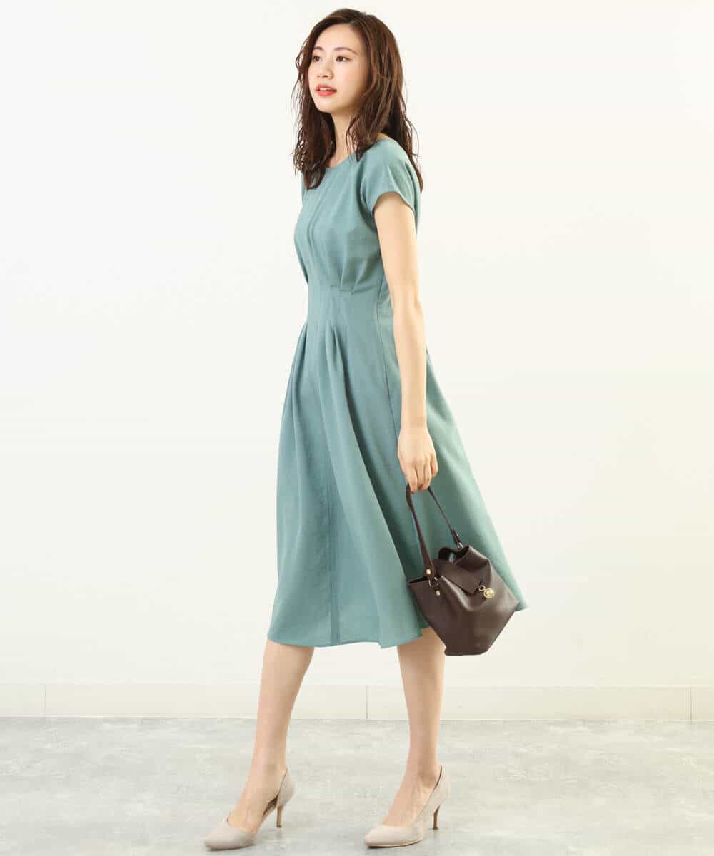 ウエストタックワンピース 洗える ワンピース Mk Michel Klein Mk ミッシェルクラン イトキンオンラインストア