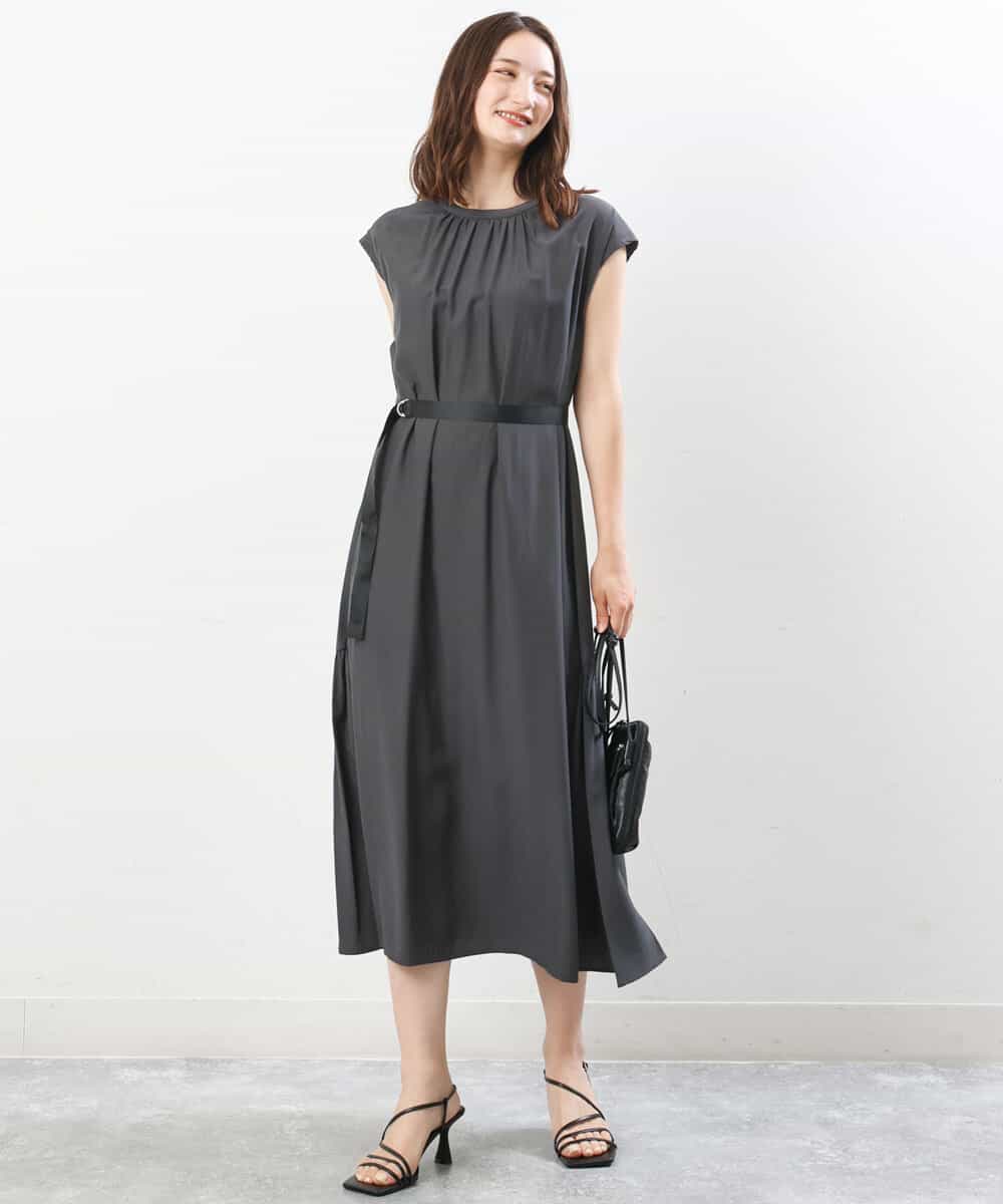 バックティアードデザインワンピース/洗える(ワンピース) MK MICHEL KLEIN(MK ミッシェルクラン)｜イトキンオンラインストア