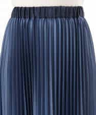 FUHGD02150 MK MICHEL KLEIN(MK ミッシェルクラン) [洗える]グラデーションデザインニットプリーツスカート ブルー