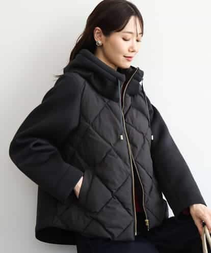 FUJAG10270 MK MICHEL KLEIN カットボンディング中綿ブルゾン
