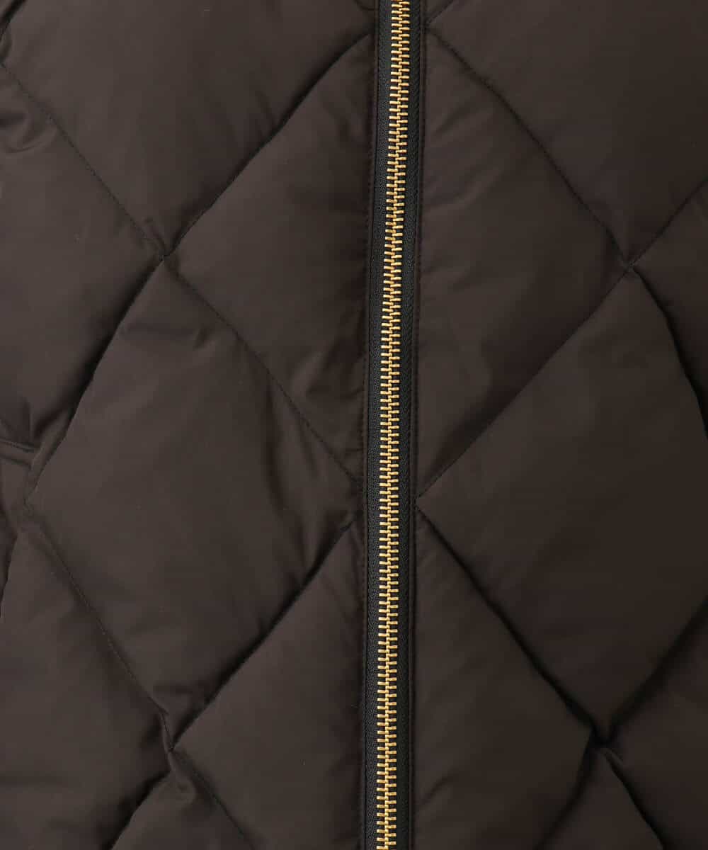 FUJAG10270 MK MICHEL KLEIN(MK ミッシェルクラン) カットボンディング中綿ブルゾン ブラック