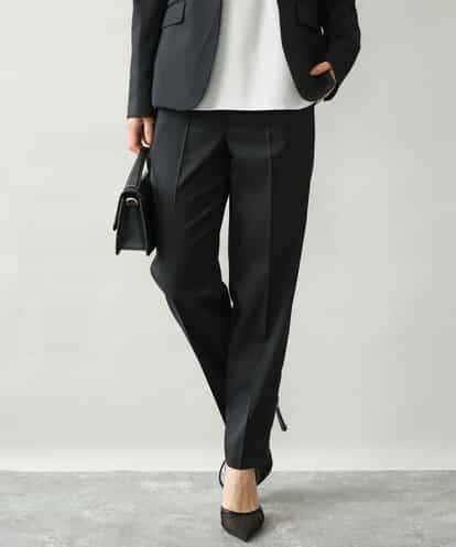 FULAG30170 MK MICHEL KLEIN [セットアップ対応/洗える]イージーツイル テーパードパンツ