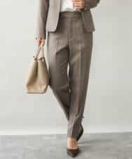 FULAG30170 MK MICHEL KLEIN(MK ミッシェルクラン) [セットアップ対応/洗える]イージーツイル テーパードパンツ ブラック