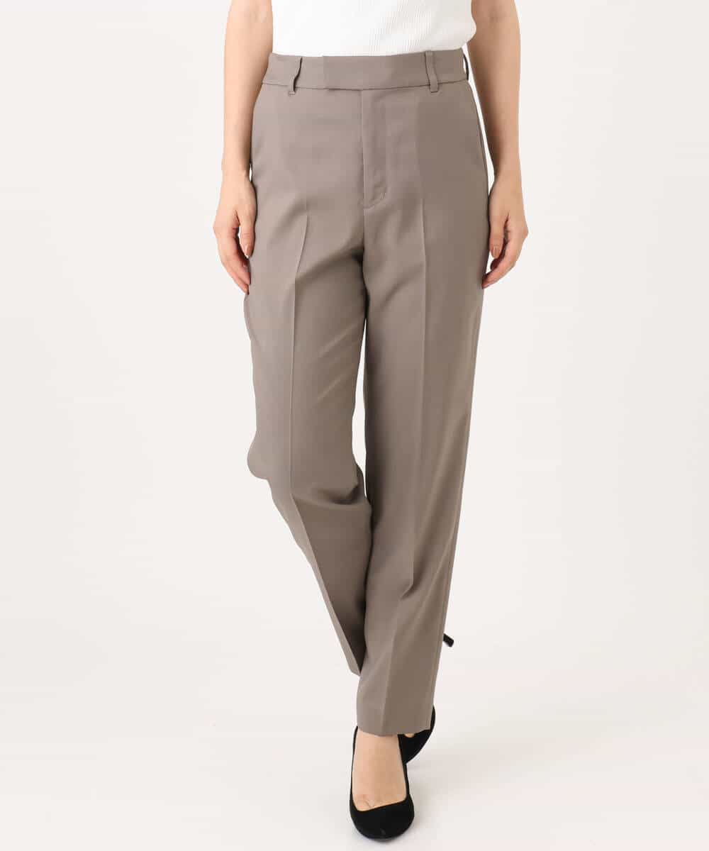FULAG30170 MK MICHEL KLEIN(MK ミッシェルクラン) [セットアップ対応/洗える]イージーツイル テーパードパンツ ブラック