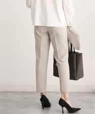 FULAV01140 MK MICHEL KLEIN(MK ミッシェルクラン) ベーシックテーパードパンツ/店舗限定/洗える ベージュ