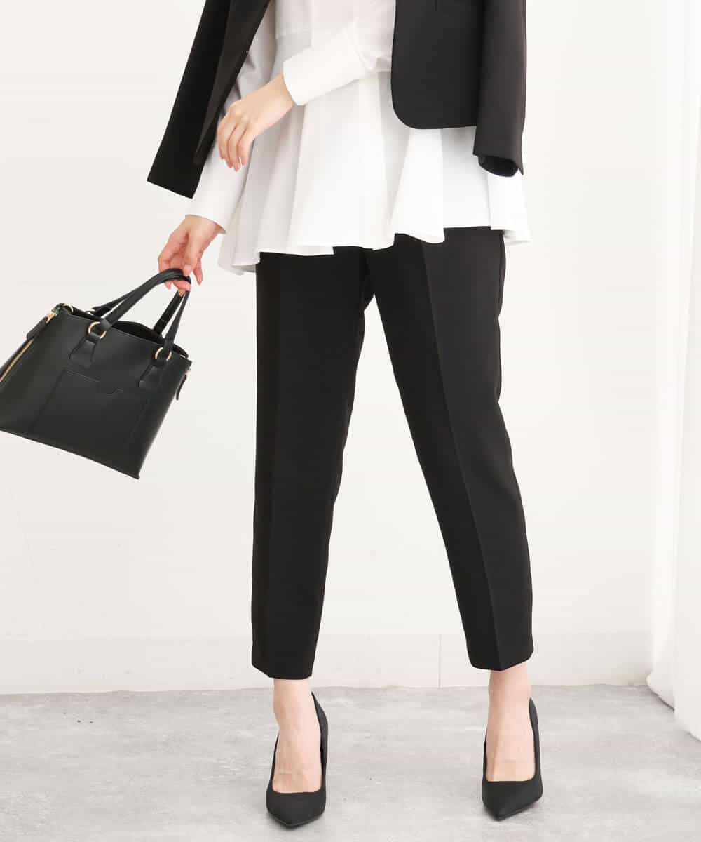 FULAV01140 MK MICHEL KLEIN(MK ミッシェルクラン) ベーシックテーパードパンツ/店舗限定/洗える ベージュ